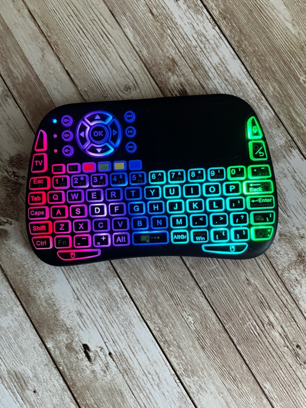 Light up Voice Bluetooth Keyboard with Touchpad